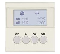 Interruptor temporizador para control de la iluminación, plataforma berker.Net, aplicación KNX radio, compatible coviva, para series berker S.1/ B.3/ B.7 de hager, blanco brillo