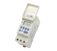 Interruptor temporizador programable 230V/240V16A amanecer atardecer apagado automático interruptor de tiempo digital mini temporizador eléctrico con 16 veces encendido/apagado tim ( Color : 240VAC )