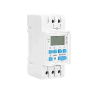 Interruptor Temporizador Temporizador astronómico de riel DIN con pantalla de 16 A, 20 A y 30 A, control de tiempo y latitud, 220 V(THC-20B-AC220V)