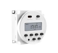 Interruptor Temporizador Temporizador digital CN101A de 5 V, 12 V, 24 V, 110 V y 220 V, programador de relé programable semanalmente for 7 días.(220V)