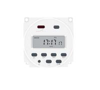 Interruptor Temporizador Temporizador digital CN101A de 5 V, 12 V, 24 V, 110 V y 220 V, programador de relé programable semanalmente for 7 días.(AC110V)