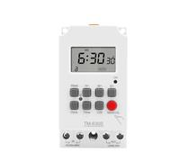 Interruptor Temporizador Temporizador digital programable de 28 horas, 220 V CA, 12 V CC, con ajuste de segundos, salida de voltaje y relé, 24 horas, 7 días a la semana.(85-265VAC)