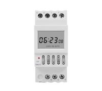 Interruptor Temporizador Temporizador digital programable de 7 días con ajuste de latitud, encendido y apagado, CA 220 V/230 V, for riel DIN, control de alumbrado público exterior.