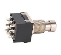 Interruptor True Bypass Foot Box, interruptor para pedal de guitarra, resistente al calor, 9 pines, práctico para dispositivos de audio, color negro