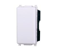 Interruptor unipolar 1P 16A compatible Plana color blanco EV0401