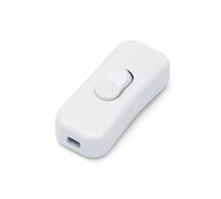 Interruptor unipolar. Color blanco.
