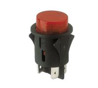 Interruptor unipolar empotrable a pulsador luminoso electro dh cuerpo