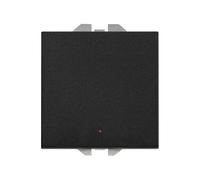 Interruptor unipolar pilotoanchoSimon 20000102-098 Simon 270 Negro
