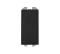 Interruptor unipolar pilotoestrechoSimon 20001102-098 Simon 270Negro