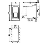 Interruptor HELLA 6RH 004 570-411