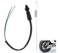 Interruptor Universal de Luz de Freno Trasero para Moto Kit de Resorte Ajustable, Compatible Coches, Interruptor freno ATV, Scooters, y Vehículos de Carrera, Fácil de Instalar