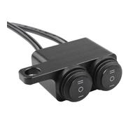 Interruptor Universal Para Faros Delanteros Motocicleta De Tres Posiciones Resistente Al Agua Con Botón De Interruptores De Foco Accesorios Interruptor del manillar