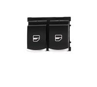 Interruptor Ventana Eléctrica Botón de espejo para interruptor de ventana cromado 5K3959857 5ND959565A 5ND959855 para Passat B6 Eos para Golf 5 6 Plus para GTI Mk5 Mk6 para Tiguan Mando Elevalunas(5K3