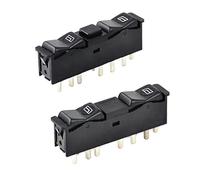 Interruptor Ventana eléctrica Coche 0008208210 0008208110 2 Uds Interruptor Ventana Energía Eléctrica Puerta para Mercedes para Benz W201 W123 W126 C126 Elevalunas eléctrico