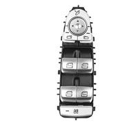 Interruptor ventana eléctrica Para Mercedes para Benz W205 S205 X253 C200 C300 C350 C63 AMG Power para Master Finestra Interruttore Controllo Pulsante 2059056811(Negro,A)
