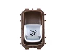 Interruptor ventana eléctrica Para Mercedes para Benz W205 S205 X253 C200 C300 C350 C63 AMG Power para Master Finestra Interruttore Controllo Pulsante 2059056811(Marrón,B)