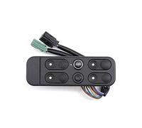 Interruptor Ventana Eléctrica para Opel para Vectra 1988-1993 1994 1995 Interruptor Principal Control Ventanilla Eléctrica Botón Bloqueo Puerta Elevador 90312109 1240600 Mando Elevalunas