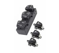 Interruptor Ventana Eléctrica Para Para X-trail T32 Para Qashqai J11 Para Serena C26 C27 Botón Elevador De Vidrio Con Control LED Cuatro Ventanas interruptor de control de ventana(B)