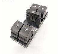 Interruptor Ventana Eléctrica para Skoda para Octavia para Superb para Yeti para Fabia OEM 1Z0 959 858B Luz Verde Interruptor Elevador Ventana Coche Interruptor Control Eléctrica Botonera Elevalunas