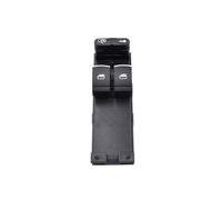 Interruptor Ventana Eléctrica Reemplazo Consola Del Interruptor De Control Maestro Ventana Eléctrica Negra Para Bora Golf 4 Passat 3B/3BG Seat 1J3959857 Botonera Ventana(With chrome)