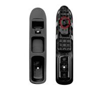 Interruptor Ventana Interruptor control elevalunas eléctrico para Peugeot 207 307 407 6554KT 6554QC 6490EH 6490HQ 6554QF 6554QG Elevalunas Botón(Passenger 6554E7)