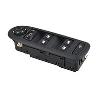 Interruptor Ventana Lado del conductor para Peugeot 208 308 2008 408 Botón interruptor control elevalunas principal eléctrico 98060866ZE 96666289ZE Interruptor Elevalunas(Negro)