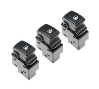 Interruptor Ventana para Kia para Sorento 2002 2003 2004 2005 2006 2007 2008 2009 Interruptor De Ventana Eléctrica del Pasajero 93580-2E000 935802E000 Vidrio Botón Elevador(3 pcs)