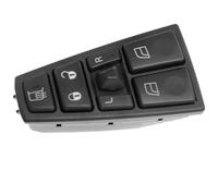 Interruptor ventana trasera Compatible Con VOLVO FH12 FM12 FM9 FH FM VNL 2004-2012 Interruptor De Control De Ventana Eléctrica Coche 20752918 20953592 20455317 Botón De Vidrio