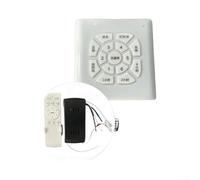 Interruptor Ventilador para techo 6 Niveles LED Interruptor | 6 niveles de , control , para ideal dormitorios, operación silenciosa, blanco