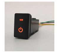 Interruptor Volante Multifunción Botón De Encendido/apagado Con Luz LED Naranja Calefacción Volante Para Mitsubishi Para Outlander Para Eclipse Para Cross 2018(Power)