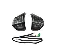 Interruptor Volante Multifunción Botón De Volumen Del Volante 8602A008 Para Mitsubishi Para Outlander XL 2.4 S12 2008 CW5W 4b12 Para Lancer 2010-2007(Carbonfibre 5pin)