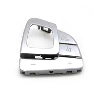 Interruptor Volante Multifunción Cubierta De Botones Control Volumen Izquierdo Y Derecho Del Volante Multifunción Para Benz Clase E W213 Sedán W238 Coupé 2016-2018(RHD-Right Silver)