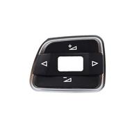 Interruptor Volante Multifunción Embellecedor Cubierta Botón Control Audio Interruptor Volante Multifuncional Para VW Para Golf 6 Para Passat B7 Para Magotan Para Tiguan(1Piece Left)