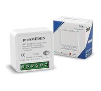 Interruptor WiFi Inteligente 16A proAMEDEN - Control Remoto App Tuya/Smart Life, Compatible Alexa y Google Home, Domótica Fácil, Programación Horaria, Ahorro Energía, Crea Escenarios [1/un].
