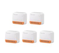 Interruptor WiFi Inteligente de 2 Vías,SONOFF MINIR4 5pcs mini Interruptor Inteligente Wifi,Control APP, control por voz,Funciona con Alexa, Google Home Assistant.Certificación TUV (10A 2400W).