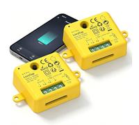 Interruptor WiFi Inteligente LoraTap, Mini Relé Interruptor 2500W 10A, Compatible con Alexa y Google Assistant, Control Remoto mediante la App Smart Life, Función de Temporizador, Sin Necesidad de Hub