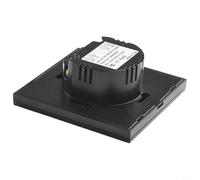 Interruptor WiFi para inteligente 20A para Calentador Interruptor(black) | 20A alta potencia, vidrio templado, humedad, instalación pared estándar, negro