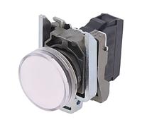 Interruptor XB4BA11: Presión 22mm Barra.Pos: 1 NO blanco Falta 3A/240VAC SCHN...