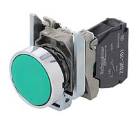 Interruptor XB4BA31: Presión 22mm Barra.Pos: 1 NO verde Falta 3A/240VAC IP66 ...