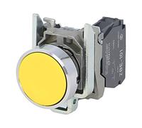 Interruptor XB4BA51: Presión 22mm Barra.Pos: 1 NO amarillo Falta 3A/240VAC IP...