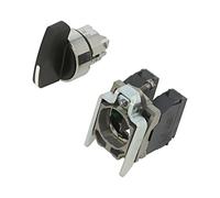 Interruptor XB4BJ33: Giratorio 22mm NO x2 Negro Falta 3A/240VAC IP66 SCHNEIDE...