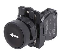 Interruptor XB5AA3351: Presión 22mm Barra.Pos: 1 NO negro Falta 3A/240VAC COR...