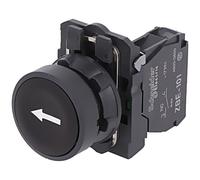 Interruptor XB5AA3351: Presión 22mm Barra.Pos: 1 NO negro Falta 3A/240VAC COR...