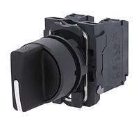 Interruptor XB5AD53: Barra giratoria de 22 mm.Pos: 1 NO x2 negro Falta IP66 S...