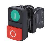 Interruptor XB5AL73415: doble varilla de 22 mm.Pos: 1 NC + NO rojo/verde falt...
