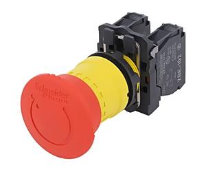 Interruptor XB5AS8444: Barra de seguridad de 22 mm.Pos: 2 NC x2 rojo Falta IP...