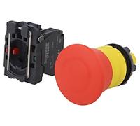 Interruptor XB5AT845: Varilla de seguridad de 22 mm.Pos: 2 NC + NO rojo Falta...