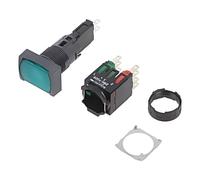 Interruptor XB6DW3B5B: Presión 16mm Barra.Pos: 1 NC + NO LED 12-24VDC SCHNEID...