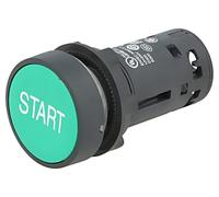 Interruptor XB7NA3133: Presión 22mm Barra.Pos: 1 NO verde Falta 0.3A/240VAC C...