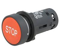 Interruptor XB7NA4234: presión 22mm varilla.Pos: 1 NC rojo falta 0,3A/240VAC ...